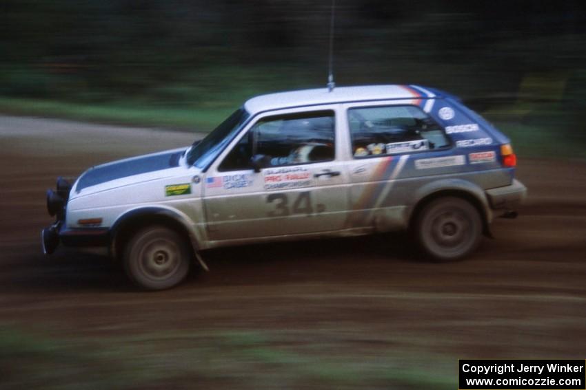 Dick Casey / Brad Hunt were 14th OA and second in P class in their VW GTI. They were also the final national finisher.