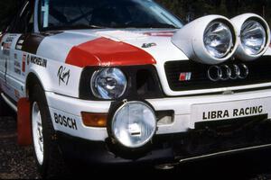 Front detail of the Paul Choiniere / Jeff Becker Audi Quattro S2.