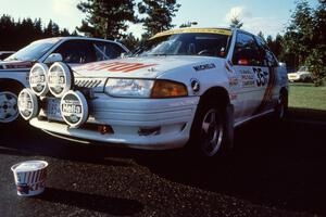 The Barry Latreille / Sandy Latreille Ford Escort GT at parc expose.