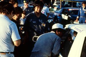 The Tony Takaori / Ken Cassidy Mitsubishi Galant VR-4 goes through final tech right at parc expose!(2)