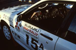 Coming from Japan, the Tony Takaori / Ken Cassidy Mitsubishi Galant VR-4 was right-hand drive.