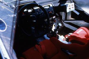 Interior detail of the Carl Merrill / J. Jon Wickens Ford Escort Cosworth RS.