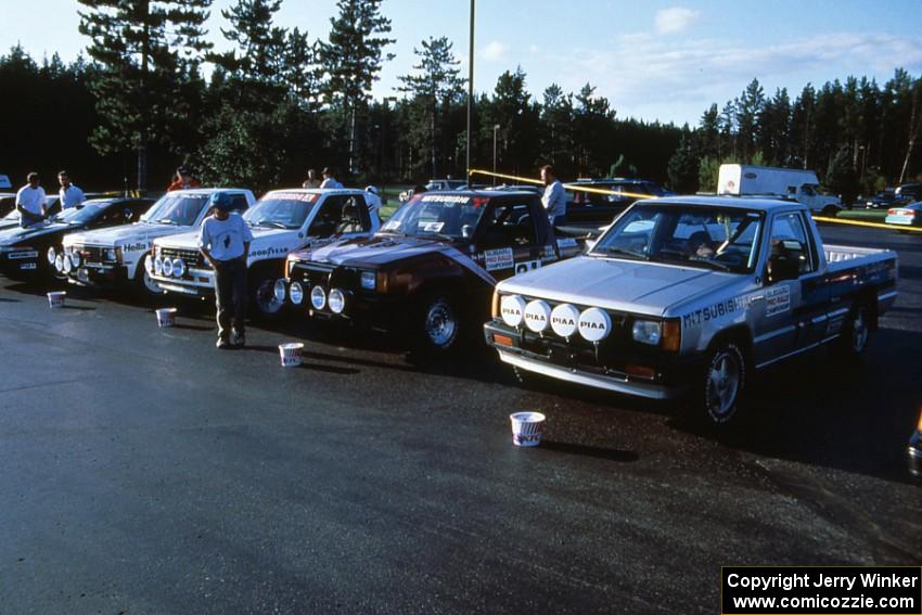 Aaaahh... back when the truck class was popular. Four entrants!