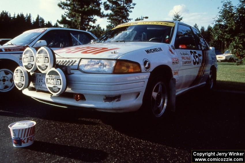 The Barry Latreille / Sandy Latreille Ford Escort GT at parc expose.