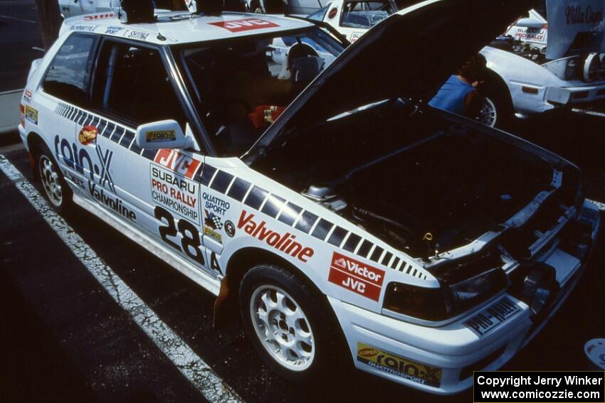 The Taizo Shiina / Makio Yamanaka Mazda 323GTX at parc expose.