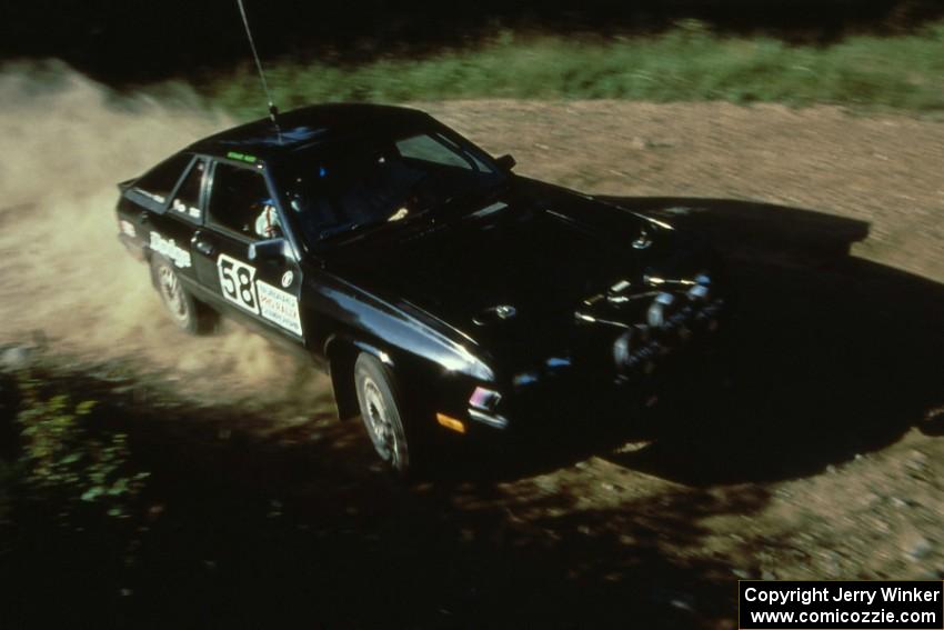 The Todd Jarvey / Rich Faber Dodge Charger at the 90-right on Indian Creek Forest Rd.