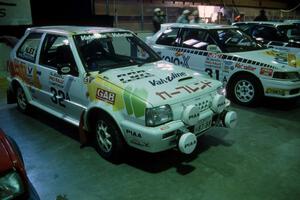 Two cars came from Japan: Kazushi Kita / Yoshifumi Maruyama Nissan March S/T and Makio Yamanaka / John McArthur Mazda 323GTX.