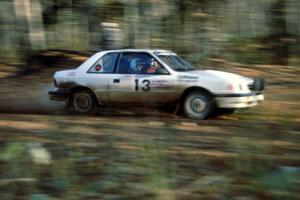 Henry Krolikowski / Cindy Krolikowski were back in their open class Dodge Shadow.