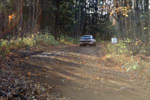 Rich Swenson / Rod Hendricksen Mazda 323GTX was a DNF early in the event, seen here finishing SS1.