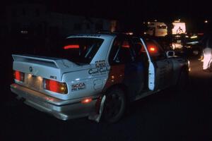 Rick Davis / Ben Greisler BMW M3 at L'Anse service (1).