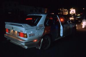 Rick Davis / Ben Greisler BMW M3 at L'Anse service (1).