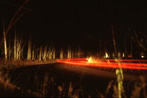 Taillights on the end of the Menge Creek stage (5).