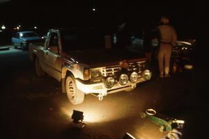 Greg Healey / John MacLeod Dodge Ram D-50 receives service in L'Anse (2).