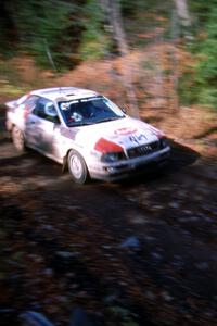 Paul Choiniere / John Buffum in the Audi Quattro S-2 do their best to catch Merrill.