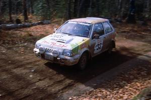 Kazushi Kita / Yoshifumi Maruyama in their Nissan March S/T.