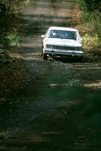 Gail Truess and Rally magazine editor Kerry Voll in their Chevrolet Citation.