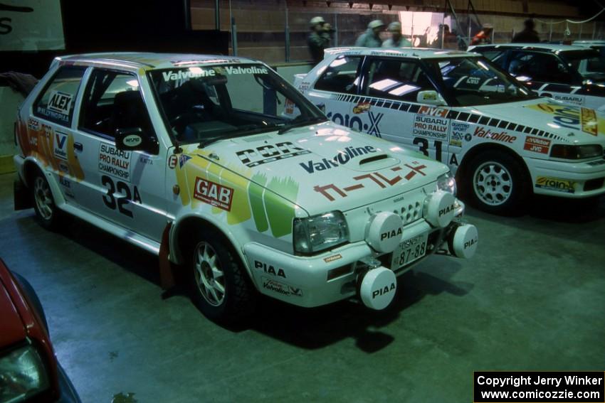 Two cars came from Japan: Kazushi Kita / Yoshifumi Maruyama Nissan March S/T and Makio Yamanaka / John McArthur Mazda 323GTX.