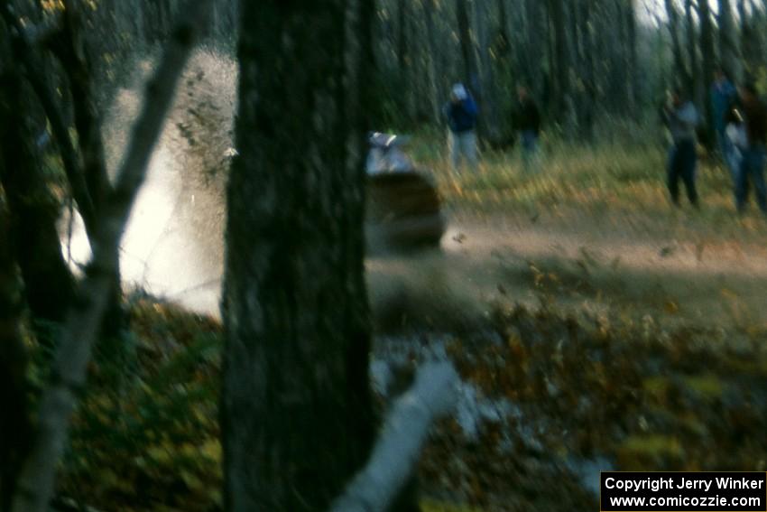 Carl Merrill / Jon Wickens in the Ford Escort Cosworth RS were second on the road.