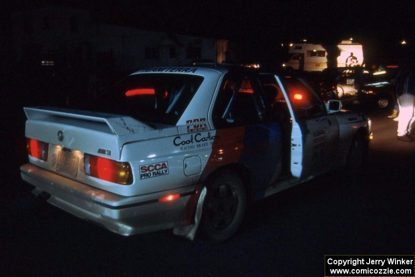 Rick Davis / Ben Greisler BMW M3 at L'Anse service (1).