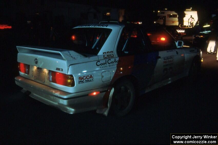 Rick Davis / Ben Greisler BMW M3 at L'Anse service (2).