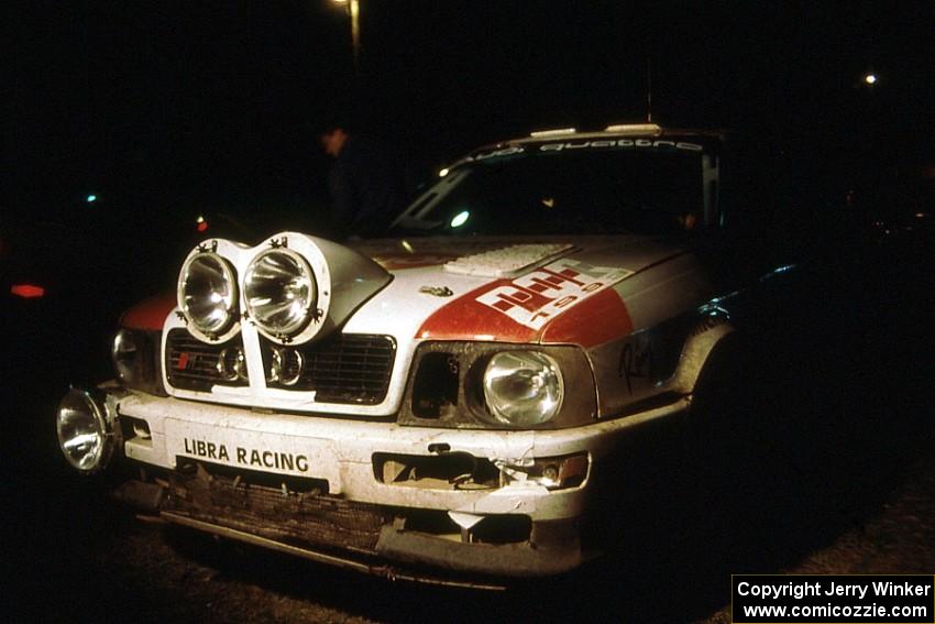 Paul Choiniere / John Buffum Audi Quattro S-2 gets service in L'Anse.