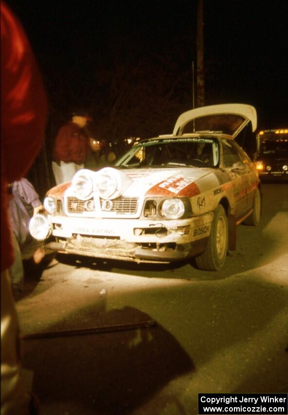 Paul Choiniere / John Buffum Audi Quattro S-2 receives service in Kenton.