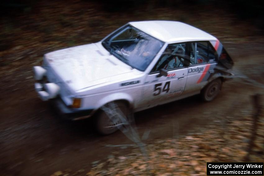 Marv Lummen / John Atsma Dodge Omni GLH in the Lac Vieux Desert Divisional PRO Rally.