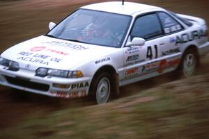 Steve Nowicki / Joe Andreini borrowed Peter Cunningham's Acura Integra to run PGT, however they retired early.