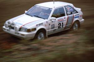 Henry Joy / Jimmy Brandt were top competitors in PGT in their Mazda 323GTX.