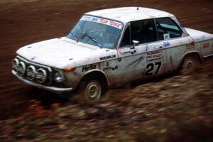 Rick Davis / Ben Greisler on SS1 in their BMW 2002.