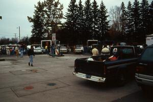 Overall view of the first L'Anse service at the Citgo gas station.(2)