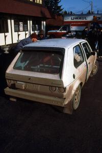 Tom VanDamme / Chuck VanDamme at the Copper Harbor service. They also DNF'ed the event in their VW Rabbit.