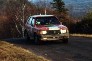 Rene Villemure / Mike Villemure finished fourth overall, third in Open, in their Dodge Omni GLH-T.