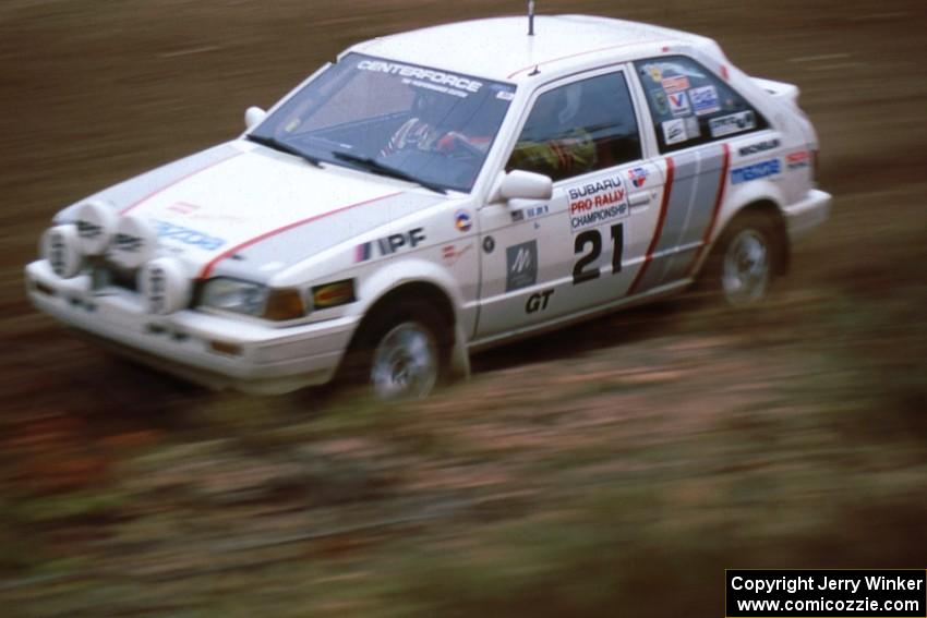 Henry Joy / Jimmy Brandt were top competitors in PGT in their Mazda 323GTX.