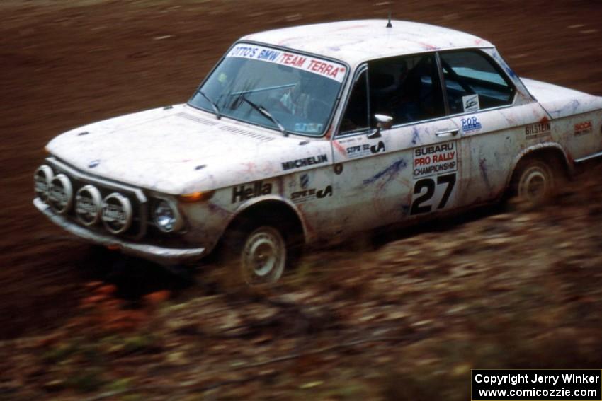 Rick Davis / Ben Greisler on SS1 in their BMW 2002.