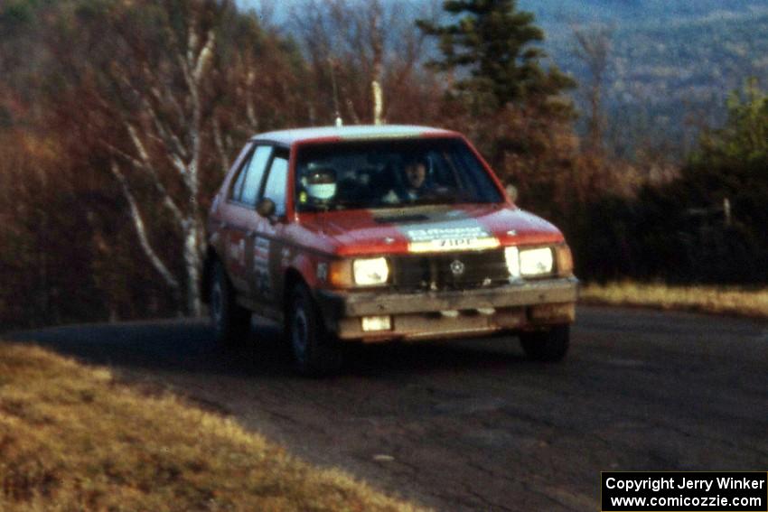 Rene Villemure / Mike Villemure finished fourth overall, third in Open, in their Dodge Omni GLH-T.