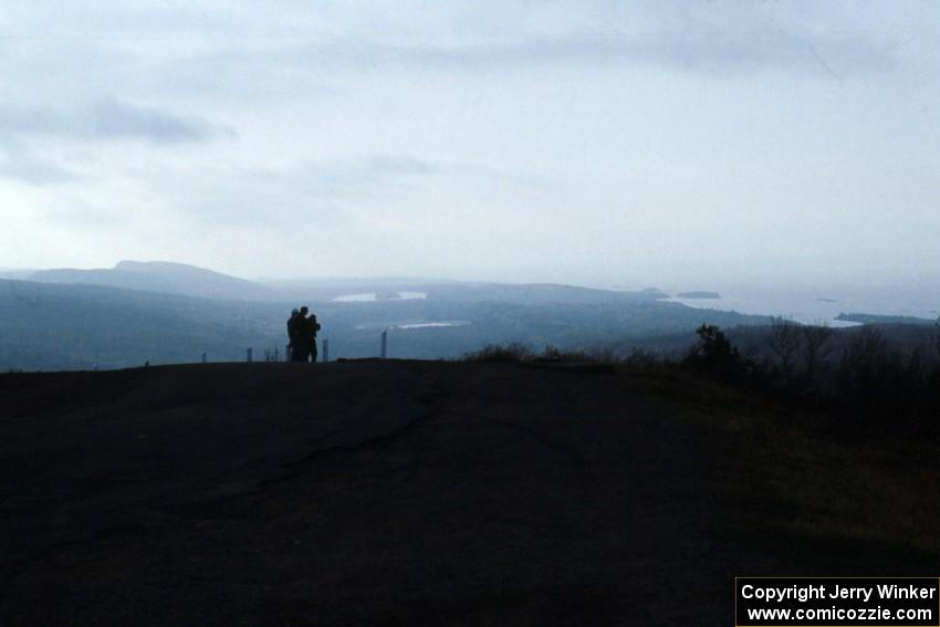 View from atop Brockway Mountain at the final yump.