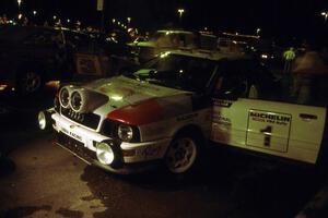 The Paul Choinere / Jeff Becker Audi Quattro S2 gets serviced in Mahnomen.