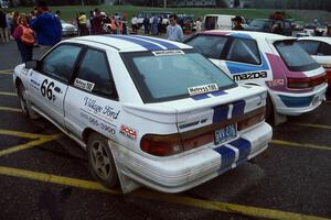 The Tad Ohtake / Bob Martin Ford Escort GT at parc expose on day two.