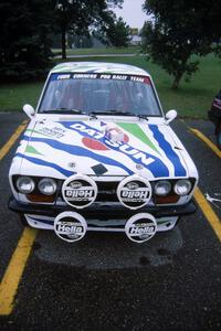 The beautiful Datsun 510 of Mike Whitman / Kevin Linville at parc expose on day two.