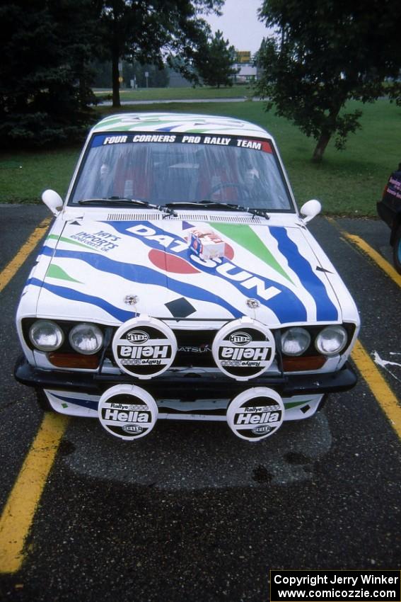 The beautiful Datsun 510 of Mike Whitman / Kevin Linville at parc expose on day two.