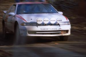 Steve Gingras / Bill Westrick finish SS1, Beacon Hill, in their Mitsubishi Eclipse GSX.