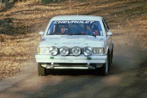 Gail Truess / Cindy Krolikowski in their Chevy Citation near the end of SS1, Beacon Hill.