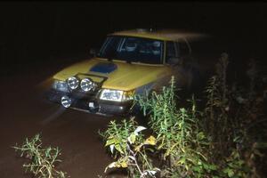 The Mitch McCullough / Scott Webb Mazda 323GTX near the finish of Menge Creek stage.