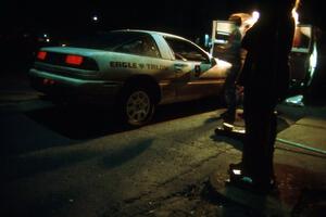 Doug Shepherd / Pete Gladysz Eagle Talon at L'Anse service (1).