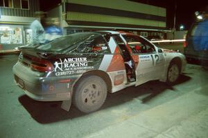 Steve Gingras / Bill Westrick Mitsubishi Eclipse at L'Anse service (1).