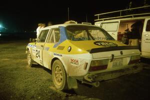 Goran Ostlund / Steve Baker SAAB 99 at L'Anse service (1).