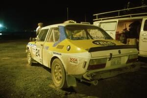 Goran Ostlund / Steve Baker SAAB 99 at L'Anse service (2).