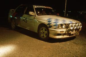 Rick Davis / Ben Greisler BMW M3 at L'Anse service (1).