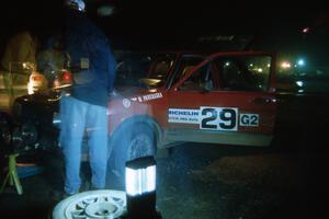 Wayne Prochaska / Annette Prochaska at L'Anse service in their VW GTI.